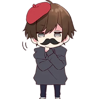Sticker from Менхера-кун 2 @nyasticks