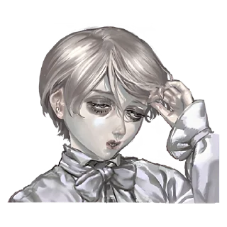 😅 emoji Красивый мальчик @Nyasticks Telegram sticker 5 of 33