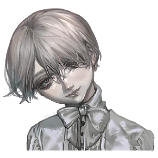 😏 emoji Красивый мальчик @Nyasticks Telegram sticker 13 of 33