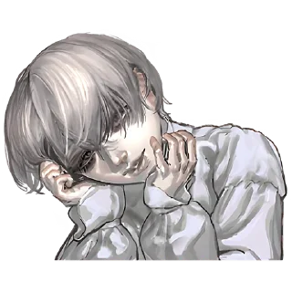 ☺ emoji Красивый мальчик @Nyasticks Telegram sticker 18 of 33