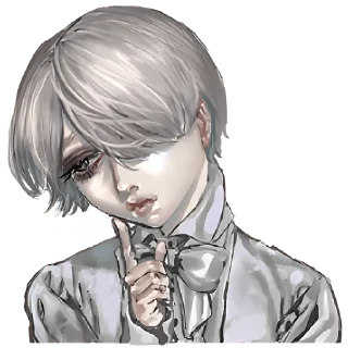 ☝ emoji Красивый мальчик @Nyasticks Telegram sticker 22 of 33