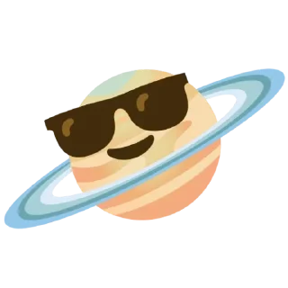 🌟 emoji Saturn emotis ot tigrany 🐯 Telegram sticker 12 of 16