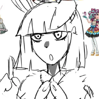 🎩 emoji ⟡ິ Bunny Blᴀnᴄ :: Telegram sticker 19 of 26