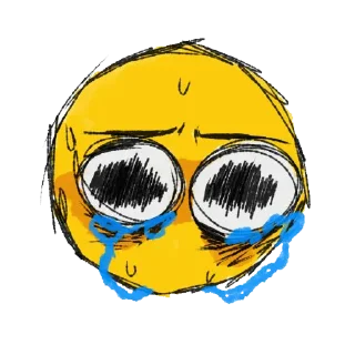 😰 emoji Смайлики^^ Telegram sticker 24 of 115