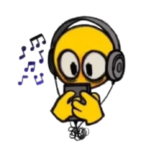 🎵 emoji Смайлики^^ Telegram sticker 5 of 115