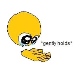 Sticker from cute cursed emoji?