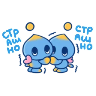 😰 emoji Sonic Cute Emoji UA Telegram sticker 20 of 40