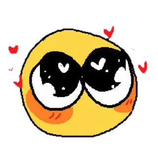 🥺 emoji cute cursed emoji. Telegram sticker 11 of 91