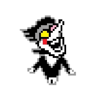 😂 emoji spamton [deltarune] Telegram sticker 20 of 105