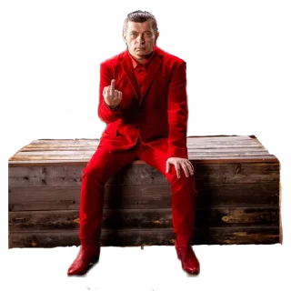 🖕 emoji Лёвчик из Би-2 Telegram sticker 23 of 34