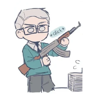 🔫 emoji chu Telegram sticker 5 of 43