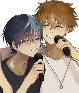 👨‍🎤 emoji Акито и Тойа Telegram sticker 5 of 73