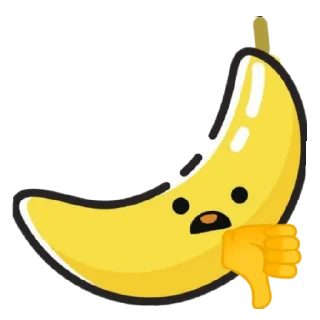 👎 emoji Бананчик топ Telegram sticker 17 of 23