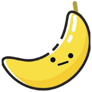 😐 emoji Бананчик топ Telegram sticker 9 of 23