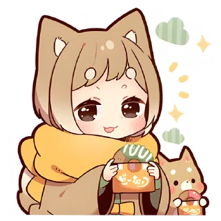 😄 emoji Щенок Шиба @nyasticks Telegram sticker 8 of 41