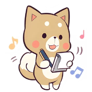 ✍ emoji Красивый щенок @Nyasticks Telegram sticker 20 of 41