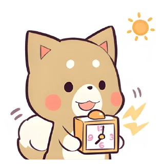 ⏳ emoji Красивый щенок @Nyasticks Telegram sticker 22 of 41
