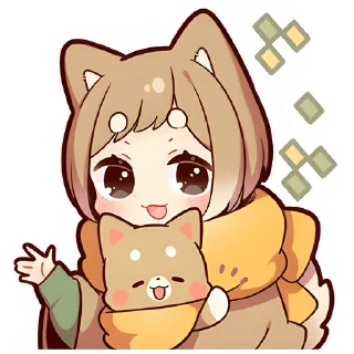 😁 emoji Щенок Шиба @nyasticks Telegram sticker 24 of 41