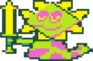 🌟 emoji Флорадин ТГК: @sticker_deltarune Telegram sticker 16 of 18