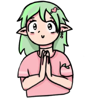 🙏 emoji Sally stick pack1 Telegram sticker 21 of 21