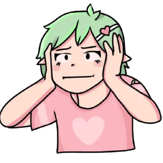 😑 emoji Sally stick pack1 Telegram sticker 9 of 21