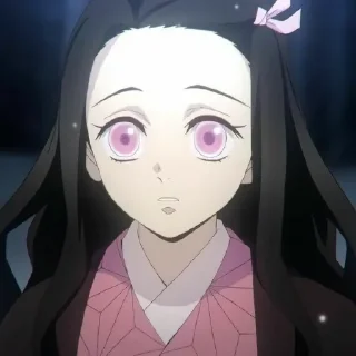 😳 emoji Nezuko by @anime_stickerr Telegram sticker 12 of 30