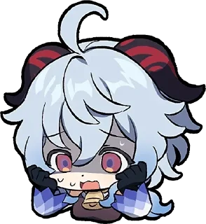 😱 emoji Гань Юй 💙💜 Милашка!!!!!💙 Telegram sticker 22 of 43