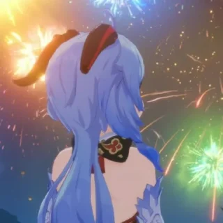 🎆 emoji Гань Юй 💙💜 Милашка!!!!!💙 Telegram sticker 10 of 43