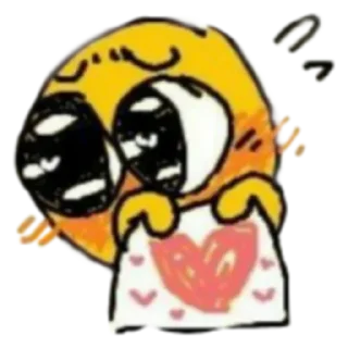 😍 emoji Смайлы: @Pea4_stickerbot Telegram sticker 8 of 36