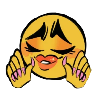💅 emoji Смайлы: @Pea4_stickerbot Telegram sticker 16 of 36