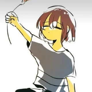 Sticker from Frisk(Фриск)@red_lilia