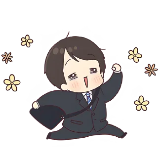 👋 emoji Деловой-кун 2 @Nyasticks Telegram sticker 1 of 41