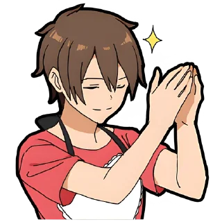 👏 emoji Повар-кун 2 @nyasticks Telegram sticker 17 of 41