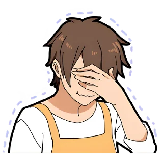 🤦‍♂ emoji Повар-кун 2 @nyasticks Telegram sticker 24 of 41