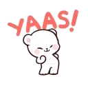 💪 emoji milk&mocha🥛 @TgEmojiBot Telegram sticker 20 of 85