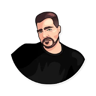 😔 emoji Некие позитивные вибрации Telegram sticker 10 of 22