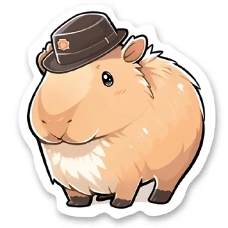 ☺️ emoji Капибарные пираты Telegram sticker 1 of 8