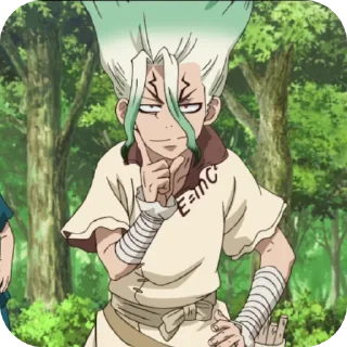 👍 emoji Dr.Stone Telegram sticker 2 of 17