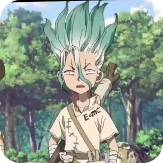 👍 emoji Dr.Stone Telegram sticker 15 of 17