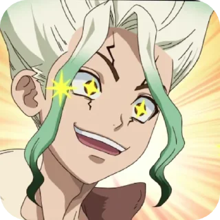 👍 emoji Dr.Stone Telegram sticker 6 of 17