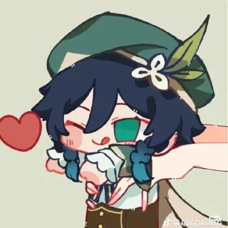 Sticker from Genchin impact✨🍌