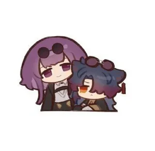 🌟 emoji Chibi Blade and chibi Blade ca Telegram sticker 19 of 26