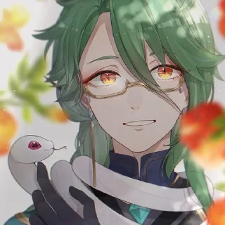 🐍 emoji 𝑏ₐᵢ𝑧ⲏᵤ by: [@jekdmenj] Telegram sticker 16 of 28