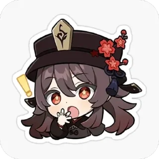 🫥 emoji Hutao Telegram sticker 13 of 17