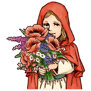 💐 emoji Красная шапочка @nyasticks Telegram sticker 16 of 41