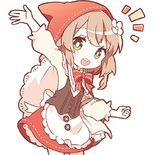 Sticker from Шапочка и Волчёнок @Nyasticks