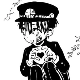 ❤️ emoji Ханако @tbhkstickers Telegram sticker 14 of 76