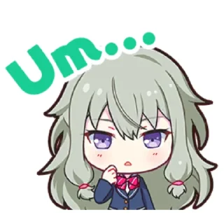 🌸 emoji ༼Kusanagi Nene༽@shinyandaida Telegram sticker 4 of 101