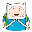 🤩 emoji Finn Telegram sticker 10 of 19