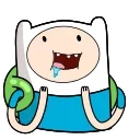 🤤 emoji Finn Telegram sticker 12 of 19